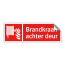 Brandkraan achter deur