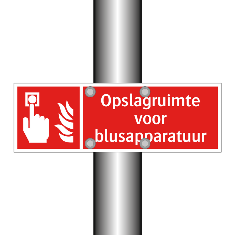 Opslagruimte voor blusapparatuur