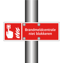 Brandmeldcentrale niet blokkeren