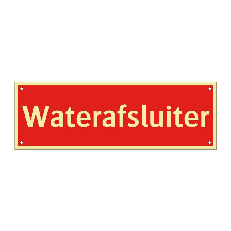 Waterafsluiter & Waterafsluiter & Waterafsluiter & Waterafsluiter