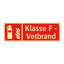 Klasse F - Vetbrand