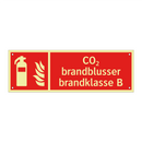 CO₂ brandblusser brandklasse B