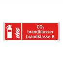 CO₂ brandblusser brandklasse B