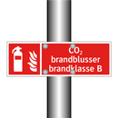 CO₂ brandblusser brandklasse B