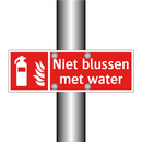 Niet blussen met water