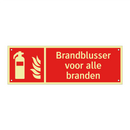 Brandblusser voor alle branden