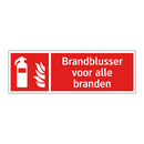 Brandblusser voor alle branden