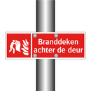Branddeken achter de deur