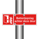 Batterijopslag achter deze deur