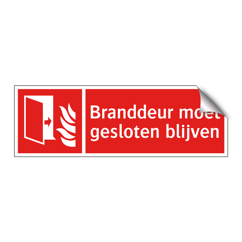 Branddeur moet gesloten blijven