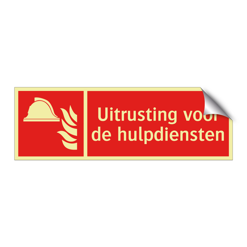 Uitrusting voor de hulpdiensten
