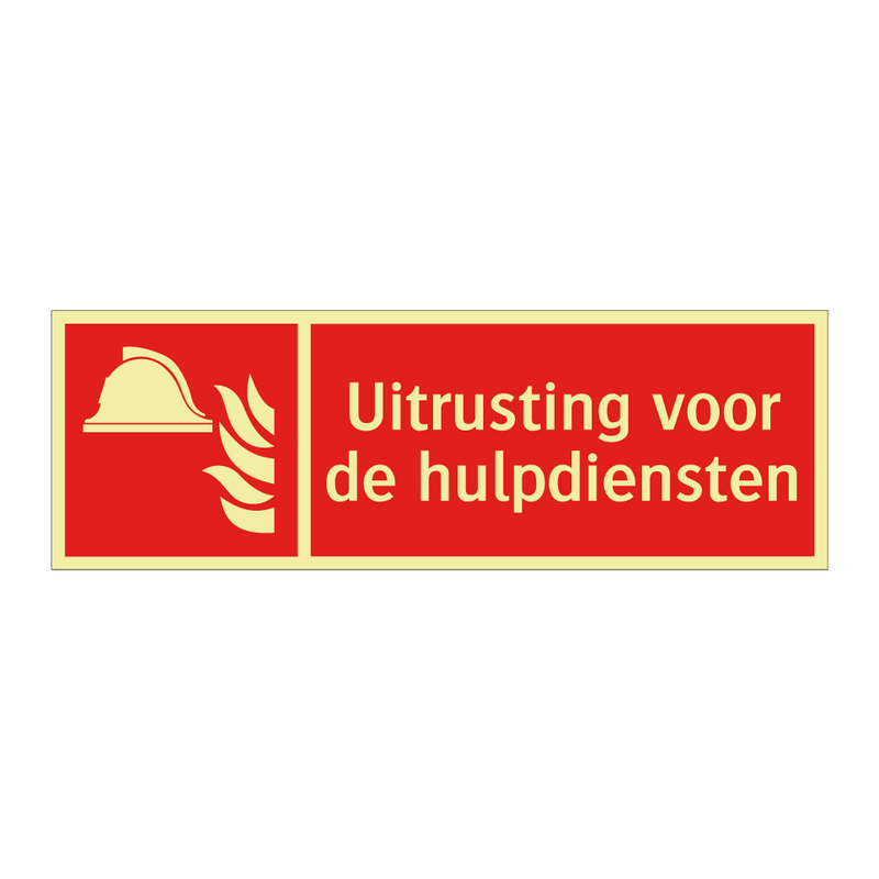 Uitrusting voor de hulpdiensten