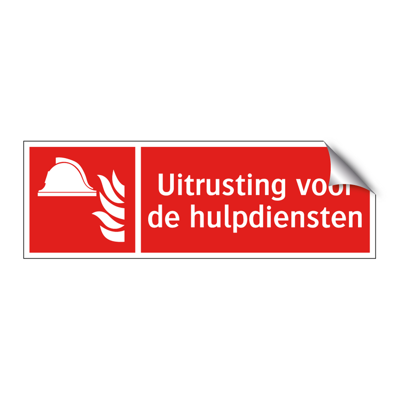 Uitrusting voor de hulpdiensten