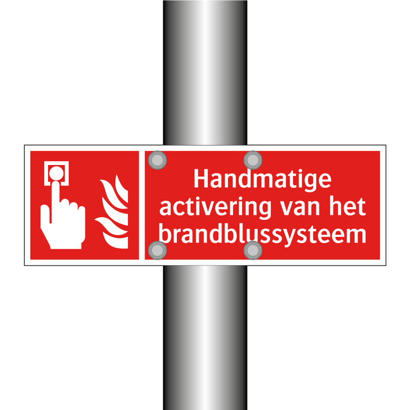 Handmatige activering van het brandblussysteem