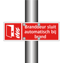 Branddeur sluit automatisch bij brand