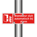 Branddeur sluit automatisch bij alarm
