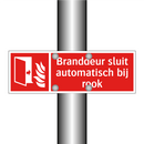 Branddeur sluit automatisch bij rook