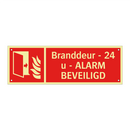 Branddeur - 24 u - ALARM BEVEILIGD
