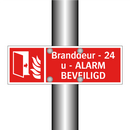 Branddeur - 24 u - ALARM BEVEILIGD