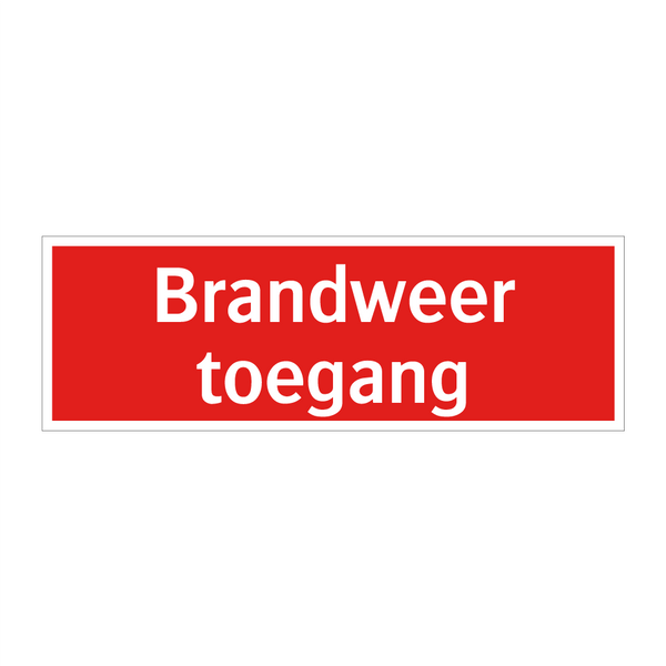Brandweer toegang & Brandweer toegang & Brandweer toegang & Brandweer toegang & Brandweer toegang