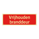 Vrijhouden branddeur & Vrijhouden branddeur & Vrijhouden branddeur & Vrijhouden branddeur