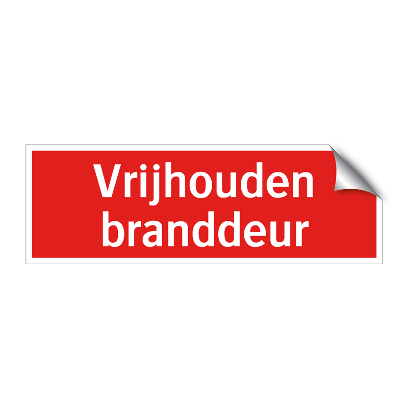 Vrijhouden branddeur & Vrijhouden branddeur & Vrijhouden branddeur & Vrijhouden branddeur