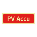 PV Accu & PV Accu & PV Accu & PV Accu