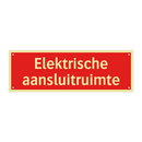 Elektrische aansluitruimte & Elektrische aansluitruimte & Elektrische aansluitruimte