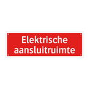 Elektrische aansluitruimte & Elektrische aansluitruimte & Elektrische aansluitruimte