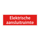 Elektrische aansluitruimte & Elektrische aansluitruimte & Elektrische aansluitruimte