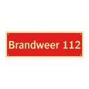Brandweer 112 & Brandweer 112 & Brandweer 112 & Brandweer 112
