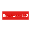 Brandweer 112 & Brandweer 112 & Brandweer 112 & Brandweer 112 & Brandweer 112 & Brandweer 112