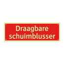 Draagbare schuimblusser & Draagbare schuimblusser & Draagbare schuimblusser
