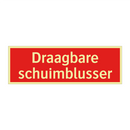Draagbare schuimblusser & Draagbare schuimblusser & Draagbare schuimblusser