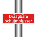 Draagbare schuimblusser & Draagbare schuimblusser & Draagbare schuimblusser