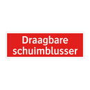 Draagbare schuimblusser & Draagbare schuimblusser & Draagbare schuimblusser