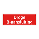 Droge B-aansluiting & Droge B-aansluiting & Droge B-aansluiting & Droge B-aansluiting