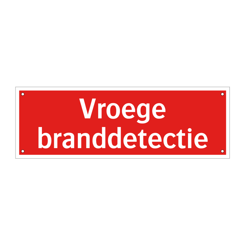 Vroege branddetectie & Vroege branddetectie & Vroege branddetectie & Vroege branddetectie
