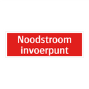 Noodstroom invoerpunt & Noodstroom invoerpunt & Noodstroom invoerpunt & Noodstroom invoerpunt