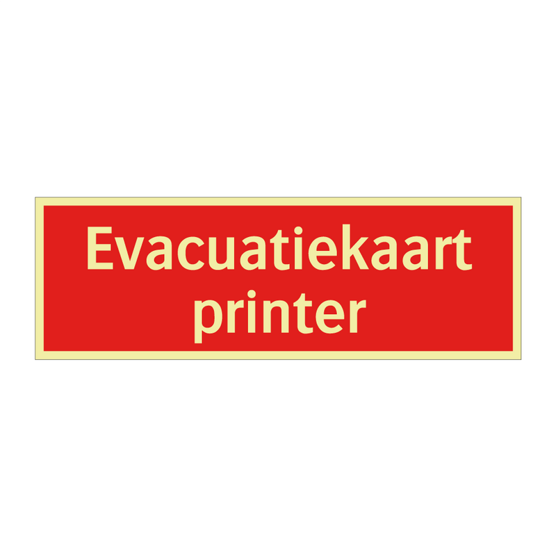 Evacuatiekaart printer & Evacuatiekaart printer & Evacuatiekaart printer & Evacuatiekaart printer