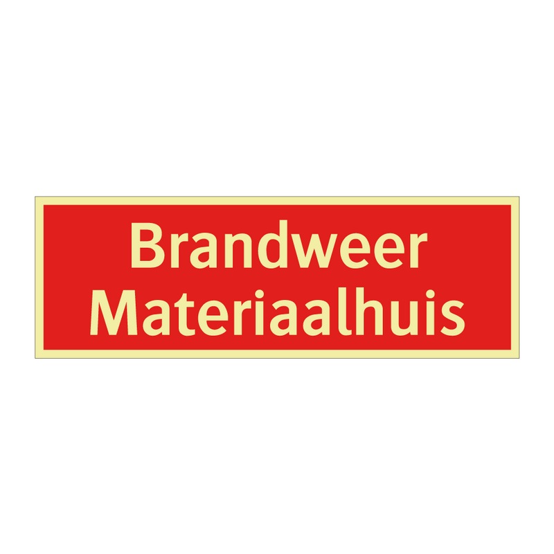 Brandweer Materiaalhuis & Brandweer Materiaalhuis & Brandweer Materiaalhuis
