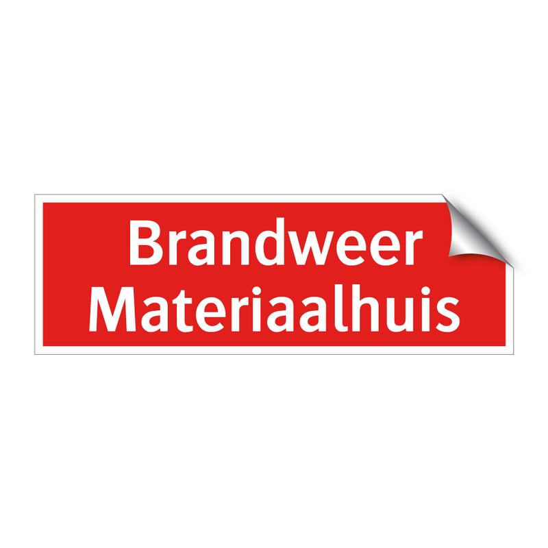 Brandweer Materiaalhuis & Brandweer Materiaalhuis & Brandweer Materiaalhuis