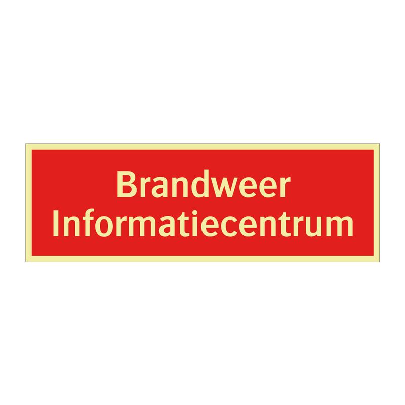 Brandweer Informatiecentrum & Brandweer Informatiecentrum & Brandweer Informatiecentrum