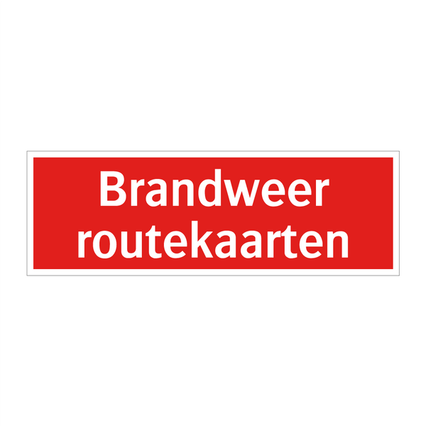 Brandweer routekaarten & Brandweer routekaarten & Brandweer routekaarten & Brandweer routekaarten