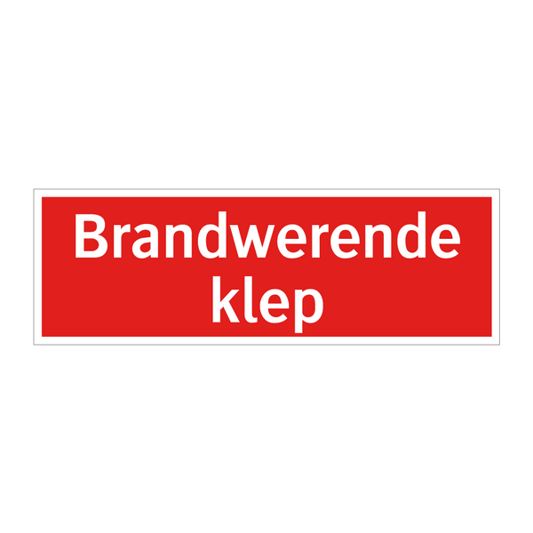Brandwerende klep & Brandwerende klep & Brandwerende klep & Brandwerende klep & Brandwerende klep