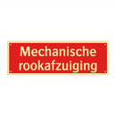 Mechanische rookafzuiging & Mechanische rookafzuiging & Mechanische rookafzuiging