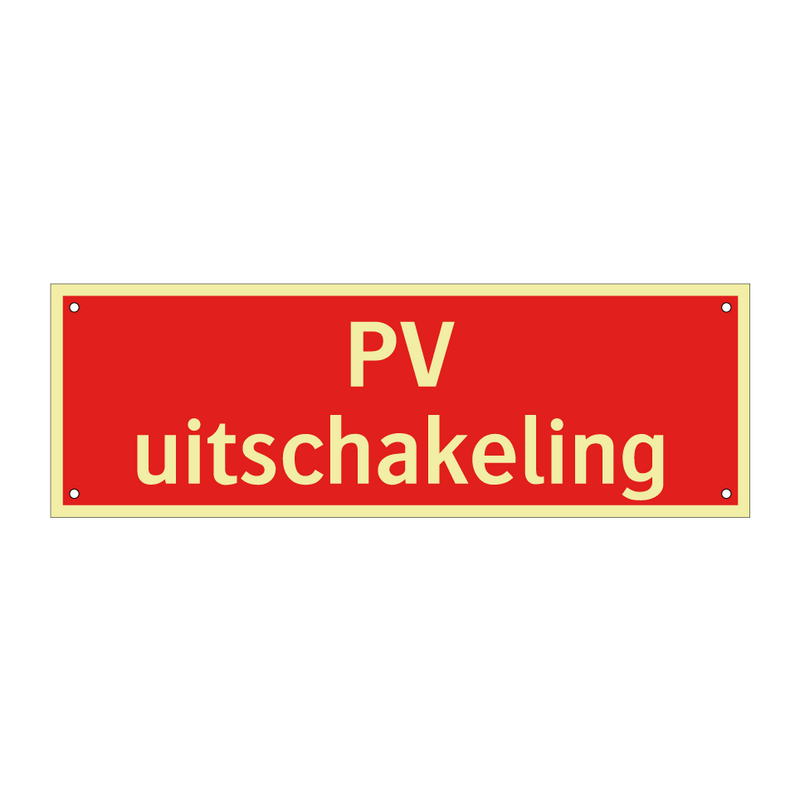 PV uitschakeling & PV uitschakeling & PV uitschakeling & PV uitschakeling