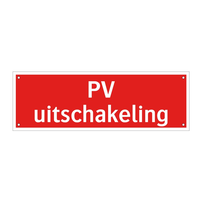 PV uitschakeling & PV uitschakeling & PV uitschakeling & PV uitschakeling & PV uitschakeling