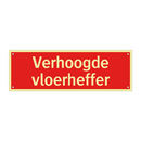 Verhoogde vloerheffer & Verhoogde vloerheffer & Verhoogde vloerheffer & Verhoogde vloerheffer