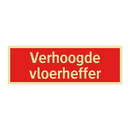 Verhoogde vloerheffer & Verhoogde vloerheffer & Verhoogde vloerheffer & Verhoogde vloerheffer